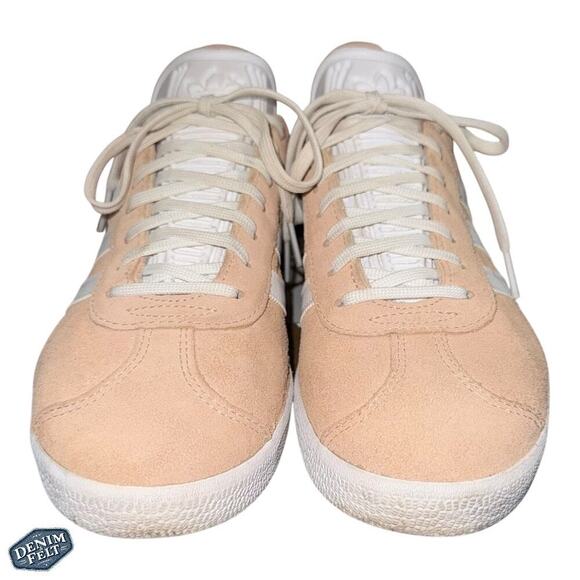 adidas Women’s Halo Blush / Cloud White Suede GAZELLE SHOES/Sneakers - Picture 12 of 15